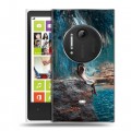 Дизайнерский пластиковый чехол для Nokia Lumia 1020 водопады