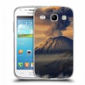 Дизайнерский пластиковый чехол для Samsung Galaxy Core вулкан