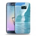 Дизайнерский пластиковый чехол для Samsung Galaxy S6 Edge айсберг