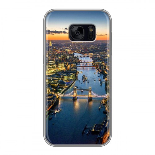 Дизайнерский силиконовый чехол для Samsung Galaxy S7 Edge Лондон