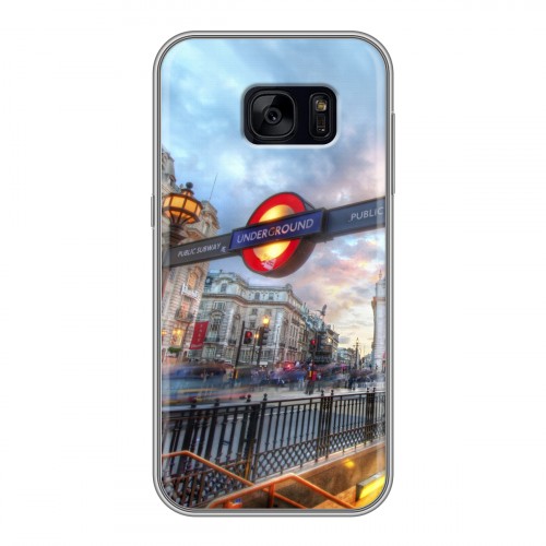 Дизайнерский силиконовый чехол для Samsung Galaxy S7 Edge Лондон