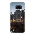 Дизайнерский силиконовый чехол для Samsung Galaxy S7 Edge амстердам