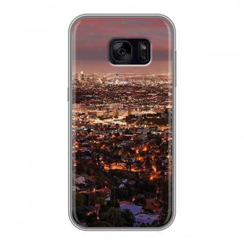 Дизайнерский силиконовый чехол для Samsung Galaxy S7 Edge Лос-Анджелес