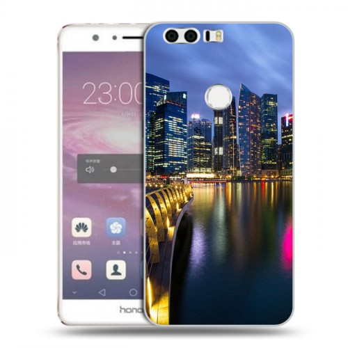 Дизайнерский пластиковый чехол для Huawei Honor 8 Сингапур