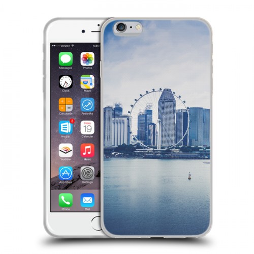 Дизайнерский силиконовый чехол для Iphone 6 Plus/6s Plus Сингапур