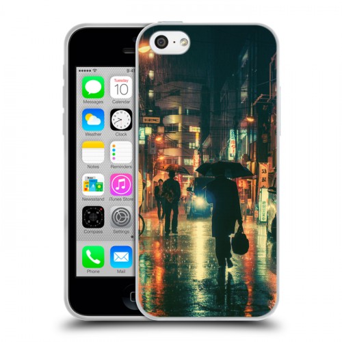 Дизайнерский пластиковый чехол для Iphone 5c Токио