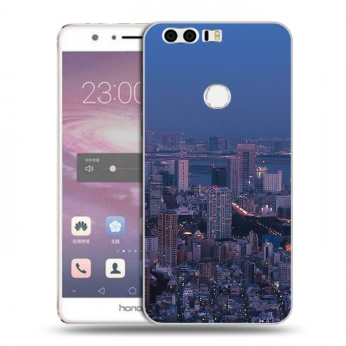 Дизайнерский пластиковый чехол для Huawei Honor 8 Токио