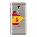 Полупрозрачный дизайнерский пластиковый чехол для Xiaomi RedMi Note 4 флаг Испании