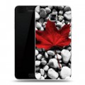 Дизайнерский пластиковый чехол для Samsung Galaxy C5 флаг Канады