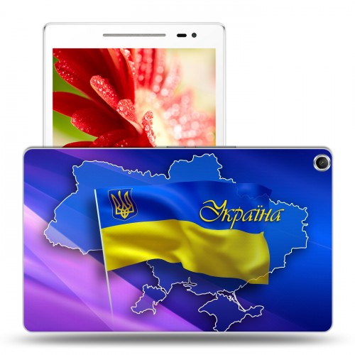 Дизайнерский силиконовый чехол для ASUS ZenPad 8 флаг Украины