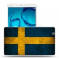 Дизайнерский силиконовый чехол для Huawei MediaPad M3 флаг Швеции