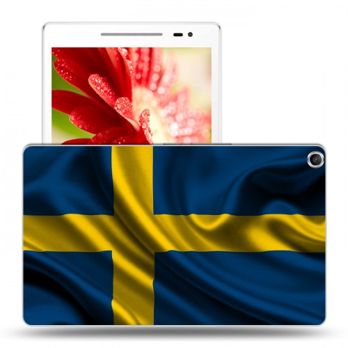 Дизайнерский силиконовый чехол для ASUS ZenPad 8 флаг Швеции
