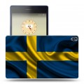 Дизайнерский силиконовый чехол для Lenovo Tab 3 8 Plus флаг Швеции