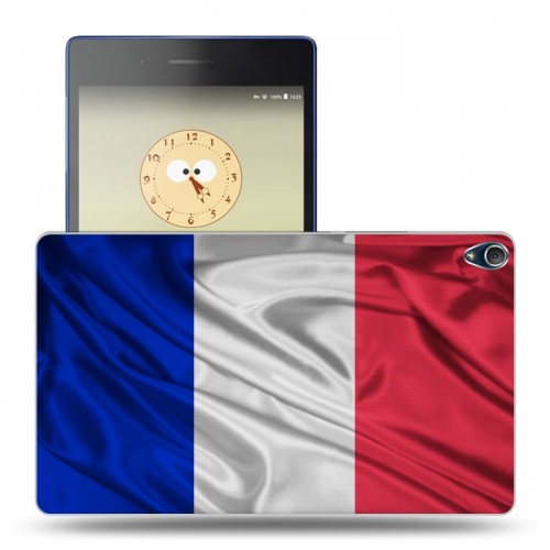 Дизайнерский силиконовый чехол для Lenovo Tab 3 8 Plus Флаг Франции