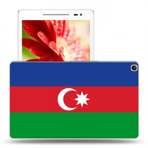 Дизайнерский силиконовый чехол для ASUS ZenPad 8 Флаг Азербайджана