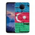 Дизайнерский силиконовый чехол для Nokia 5.4 Флаг Азербайджана