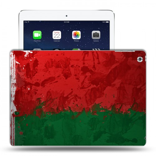 Дизайнерский силиконовый чехол для Ipad Air Флаг Белоруссии