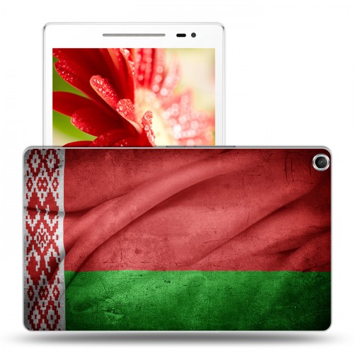 Дизайнерский силиконовый чехол для ASUS ZenPad 8 Флаг Белоруссии