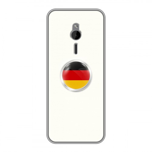 Дизайнерский силиконовый чехол для Nokia 230 Флаг Германии
