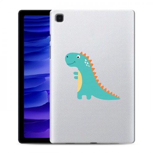 Полупрозрачный дизайнерский пластиковый чехол для Samsung Galaxy Tab A7 10.4 (2020) Прозрачные Драконы