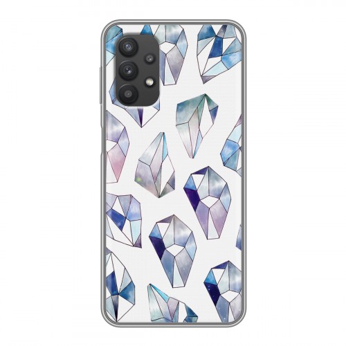 Дизайнерский силиконовый чехол для Samsung Galaxy A32 Алмазный Глэм