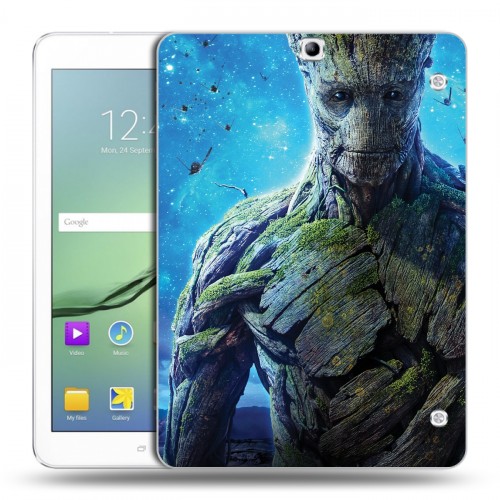 Дизайнерский силиконовый чехол для Samsung Galaxy Tab S2 9.7 Стражи галактики