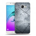 Дизайнерский силиконовый чехол для Samsung Galaxy A5 (2016) Металл
