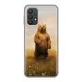 Дизайнерский силиконовый чехол для Samsung Galaxy A32 Медведи