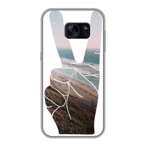 Дизайнерский силиконовый чехол для Samsung Galaxy S7 Edge Hawaii