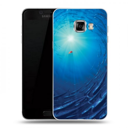 Дизайнерский пластиковый чехол для Samsung Galaxy C5 В поисках немо