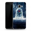 Дизайнерский пластиковый чехол для Samsung Galaxy C5 Красавица и чудовище