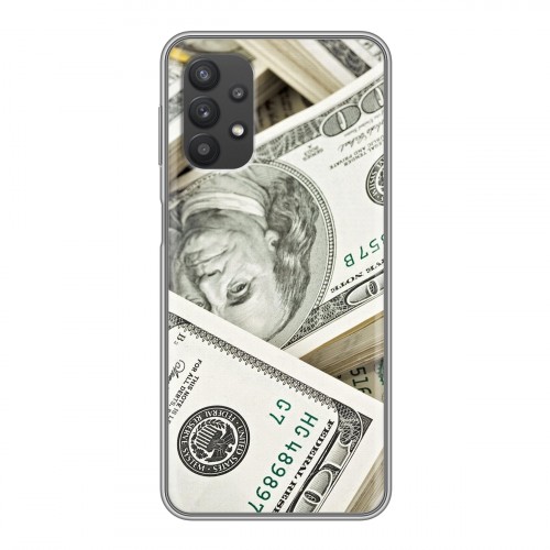 Дизайнерский силиконовый чехол для Samsung Galaxy A32 Текстуры денег