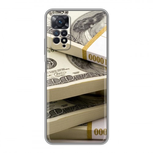 Дизайнерский силиконовый чехол для Xiaomi Redmi Note 11 Pro Текстуры денег