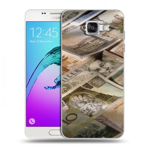 Дизайнерский силиконовый чехол для Samsung Galaxy A5 (2016) Текстуры денег