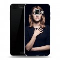 Дизайнерский пластиковый чехол для Samsung Galaxy C5 Эмма Стоун