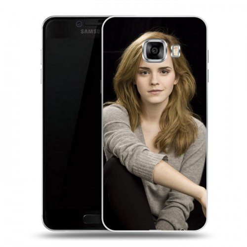 Дизайнерский пластиковый чехол для Samsung Galaxy C5 Эмма Уотсон