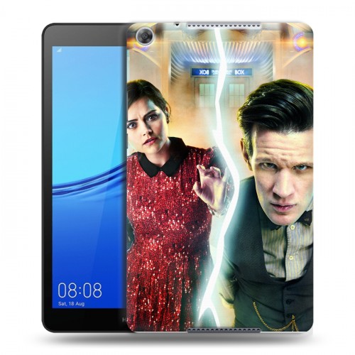Дизайнерский силиконовый чехол для Huawei MediaPad M5 lite 8 Доктор Кто