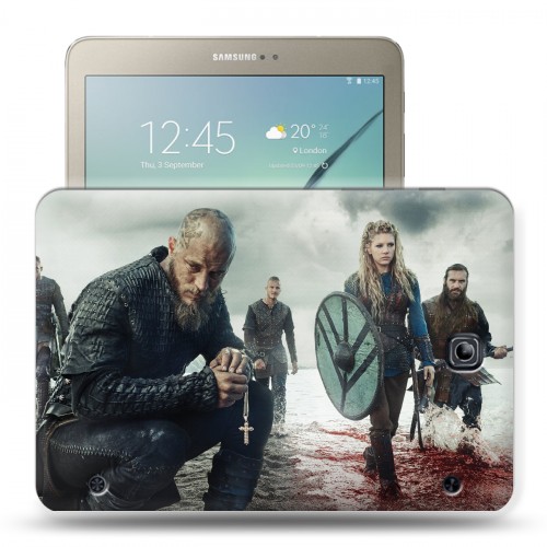 Дизайнерский силиконовый чехол для Samsung Galaxy Tab S2 8.0 Викинги