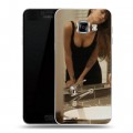 Дизайнерский пластиковый чехол для Samsung Galaxy C5 меган фокс