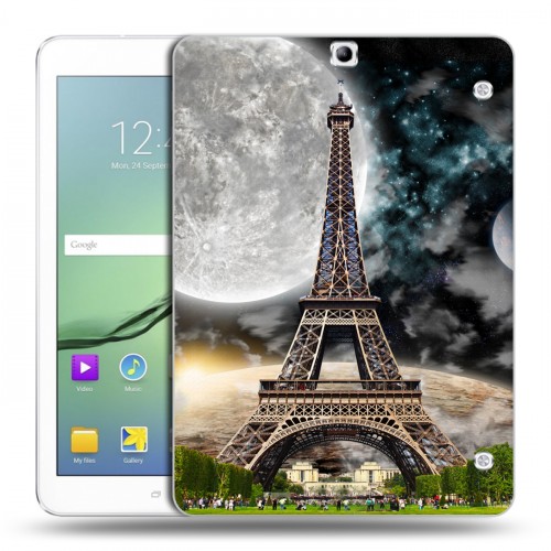 Дизайнерский силиконовый чехол для Samsung Galaxy Tab S2 9.7 Сюрреальные пейзажи