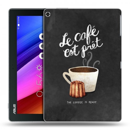 Дизайнерский силиконовый чехол для ASUS ZenPad 10 Кофе зависимость
