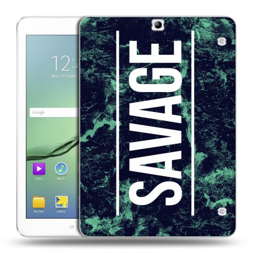 Дизайнерский силиконовый чехол для Samsung Galaxy Tab S2 9.7 Мраморные тренды