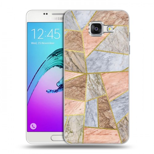 Дизайнерский силиконовый чехол для Samsung Galaxy A5 (2016) Геометрический мрамор