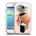 Дизайнерский пластиковый чехол для Samsung Galaxy Core Дизайнерский коллаж