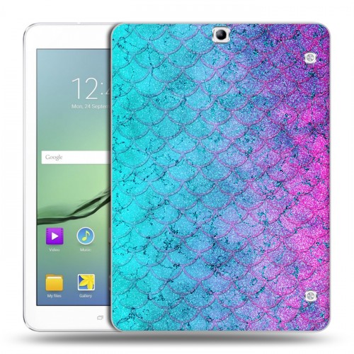 Дизайнерский силиконовый чехол для Samsung Galaxy Tab S2 9.7 Чешуя