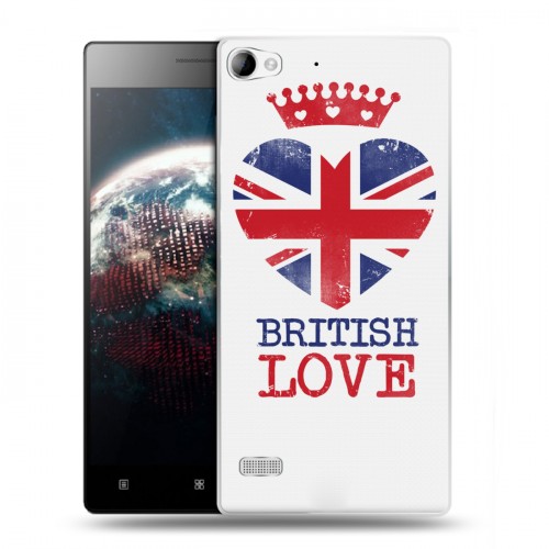 Дизайнерский пластиковый чехол для Lenovo Vibe X2 British love