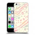 Дизайнерский пластиковый чехол для Iphone 5c Пастельный стиль