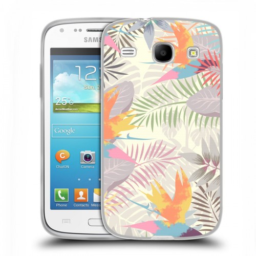 Дизайнерский пластиковый чехол для Samsung Galaxy Core Пастельный стиль