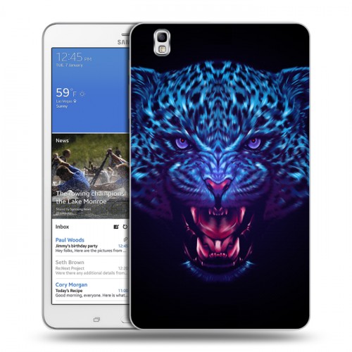 Дизайнерский силиконовый чехол для Samsung Galaxy Tab Pro 8.4 Ультрафиолетовые животные