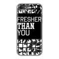 Дизайнерский силиконовый чехол для Iphone 7 Черно-белые тенденции